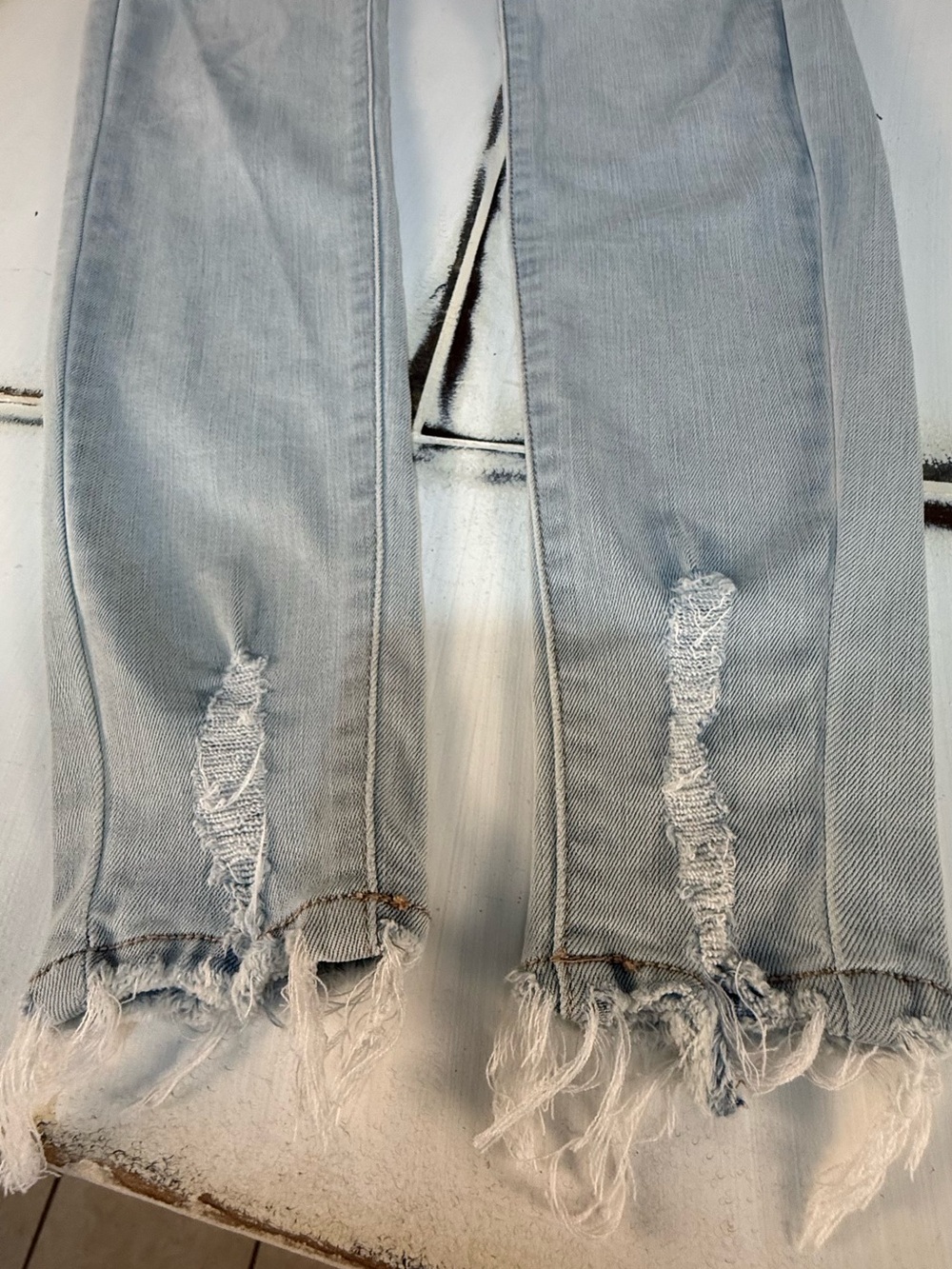 KanCan Light Blue High-Rise Ankle Skinny Jeans 3/25 - Picture 12 of 13